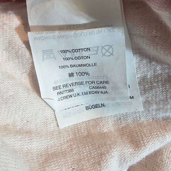 J Crew Red Heathered Cotton Drawstring Lounge Pants Womens‎ XS - Picture 5 of 5